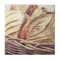 Fresh Loaves of Bread in a Basket