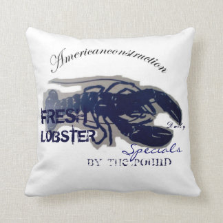 Fresh Lobster Throw Pillow