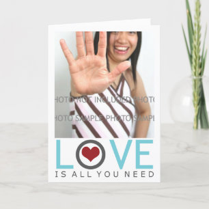 Fresh Love is All You Need Photo Greeting Cards