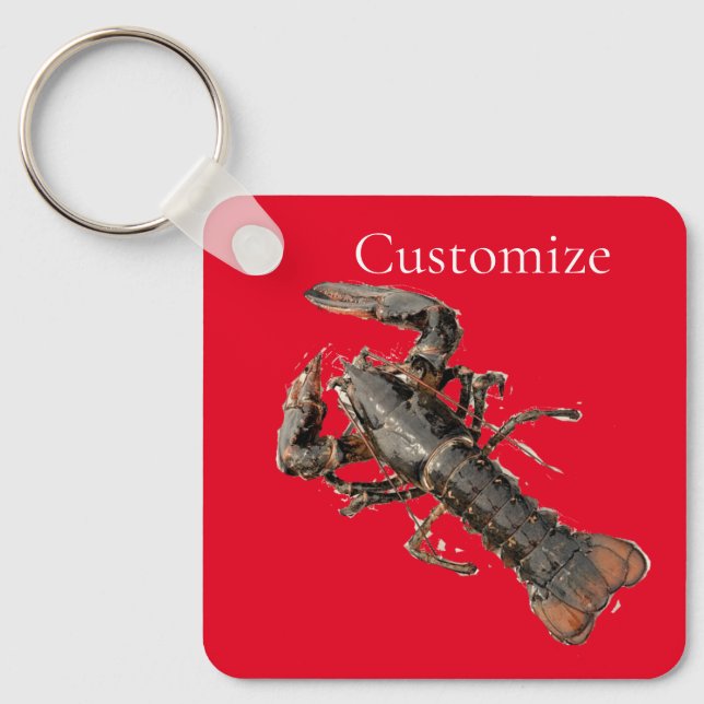 Fresh Maine Lobster Thunder_Cove Keychain (Front)