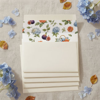 Fresh Market floral Figs Pattern Envelope