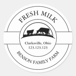 Fresh Milk Label
