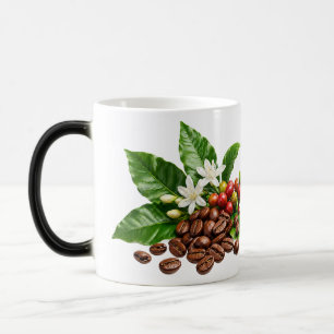 Fresh Morning Coffee Beans Heat Reveal Magic Colou Mug