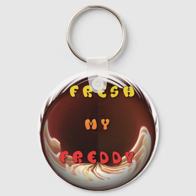 Fresh My Freddy Art Print Keychain (Front)