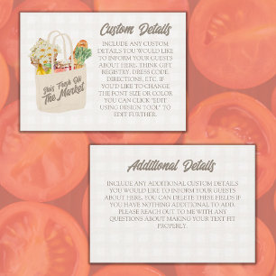 Fresh Off the Market Blank Create Your Own Custom Enclosure Card