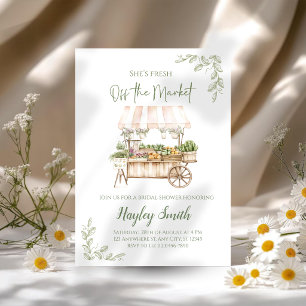 Fresh off the Market Bridal Shower Invitation