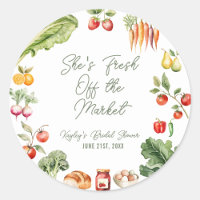 Fresh off the Market Farmer's Market Bridal Shower
