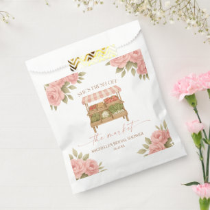Fresh Off The Market Farmer's Market Bridal Shower Favour Bag