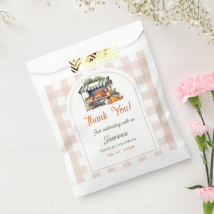 Fresh Off The Market Farmers Market Bridal Shower  Favour Bag