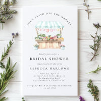 Fresh Off The Market Farmers Market Bridal Shower 