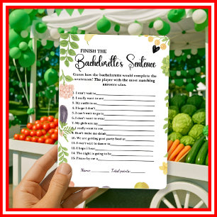 Fresh Off The Market Finish Brides Sentence Game