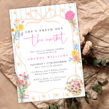 Fresh off the Market Floral Bridal Shower 