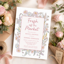 Fresh off the Market Floral Bridal Shower