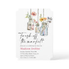 Fresh Off The Market Floral Jar Bridal Shower