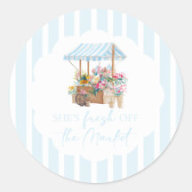 Fresh off the Market Flower Cart Bridal Shower