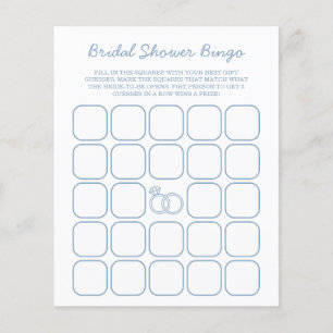 Fresh Off The Market Green Bridal Shower Bingo