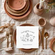 Fresh Off the Market Hand-drawn Bridal Shower