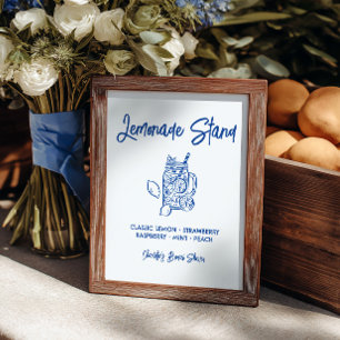 Fresh Off The Market Lemonade Bridal Shower Sign