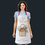 Fresh off the Market Name Bridal Shower Apron<br><div class="desc">Fresh off the Market Name Bridal Shower. The words Fresh off The are in an elegant set script. The rest of the text you can easily personalise.</div>