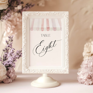 Fresh Off the Market Table Number Eight
