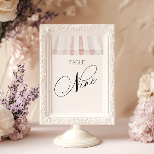 Fresh Off the Market Table Number Nine