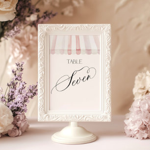 Fresh Off the Market Table Number Seven