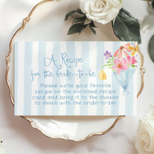 Fresh Off the market Whimsical Recipe Enclosure Card