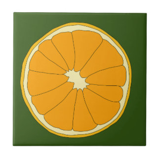 Fresh Orange Citrus Tile