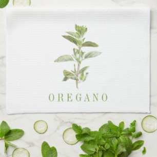 FRESH OREGANO Kitchen Towel