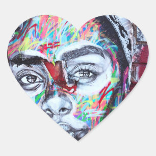 Fresh oxygen  heart sticker