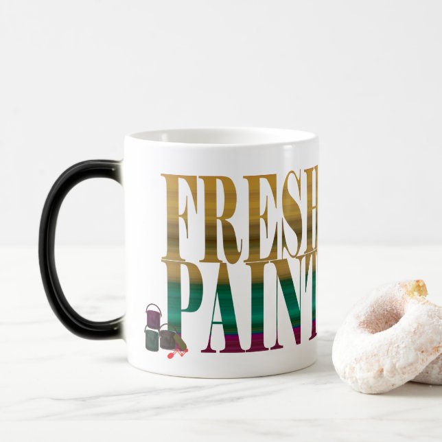 Fresh paint mug (With Donut)