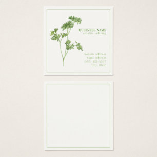 FRESH PARSLEY 2.5 Carte de visite Carré