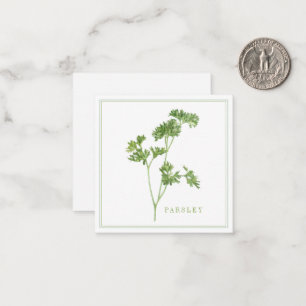 FRESH PARSLEY 2.5" Square Flat Card