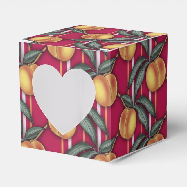 Fresh Peaches Favor Box (Front Side)