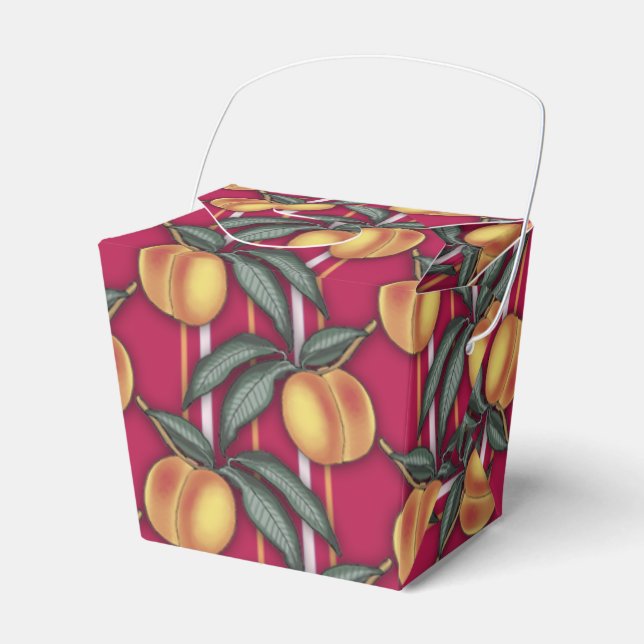 Fresh Peaches Favor Box (Front Side)