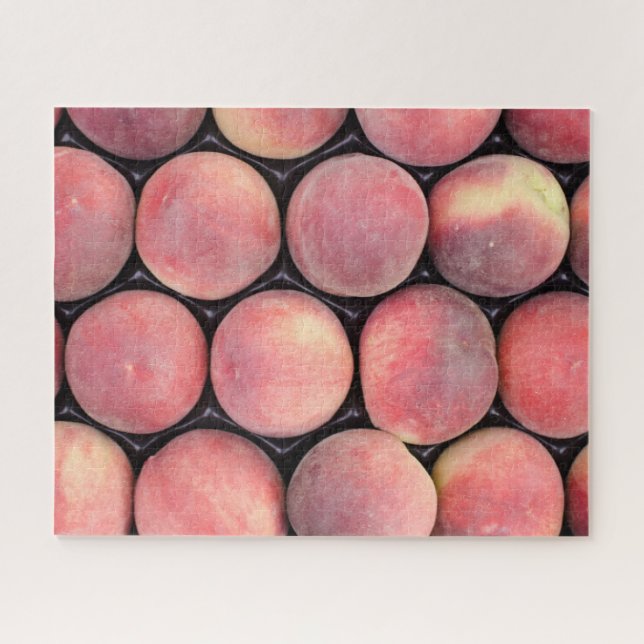 Fresh Peaches Jigsaw Puzzle (Horizontal)