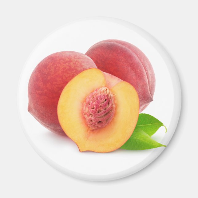 Fresh peaches magnet (Front)