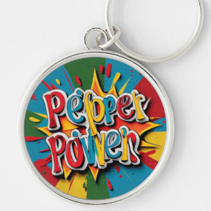 "Fresh Pepper Colours" Keychain