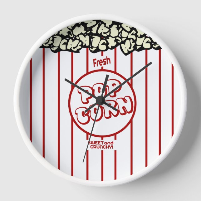 Fresh Popcorn Clock (Front)