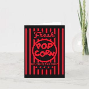 Fresh Popcorn Costume For Halloween Card