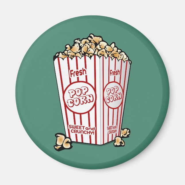 Fresh Popcorn Magnet (Front)