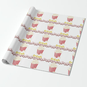 Fresh Popcorn Wrapping Paper