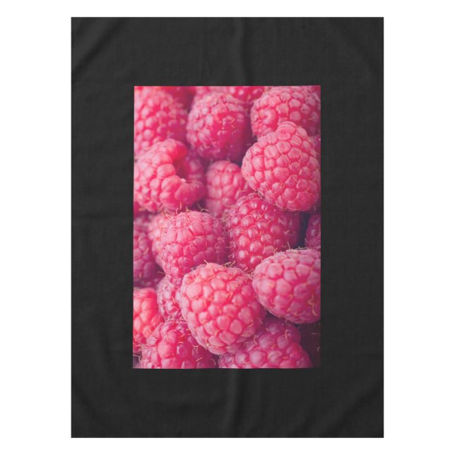 Fresh raspberries tablecloth (Front)