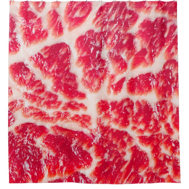 Fresh raw beef steak marbled meat texture close up (Front)