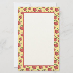 Fresh Red Apple Stationery