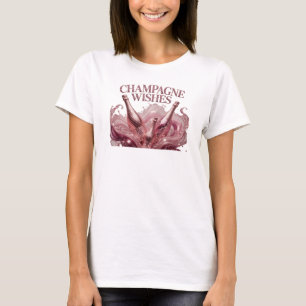 Fresh Red CHAMPAGNE WISHES Graphic Tee
