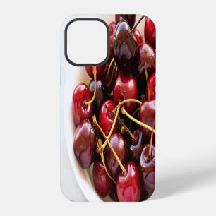 Fresh Red Cherries in a Bowl Photograph iPhone 12 Pro Case