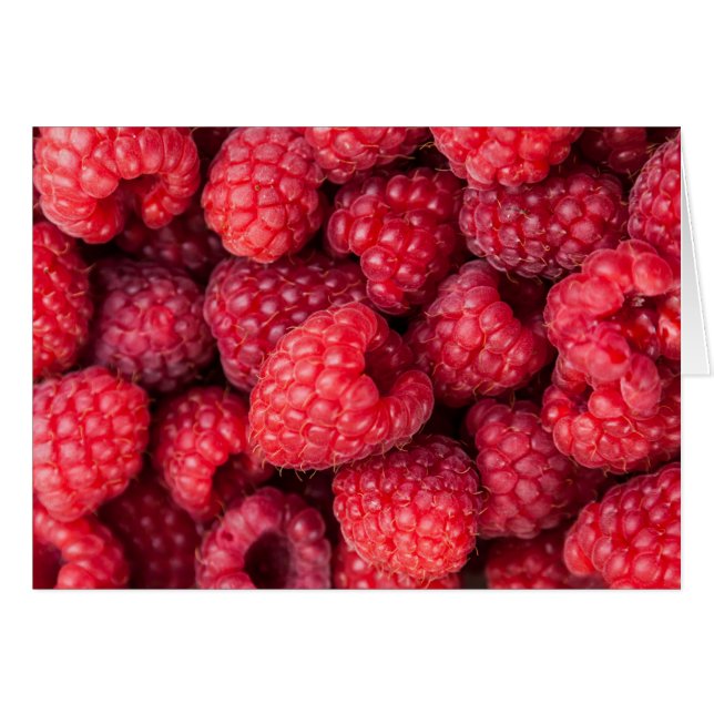 Fresh red raspberries (Front Horizontal)