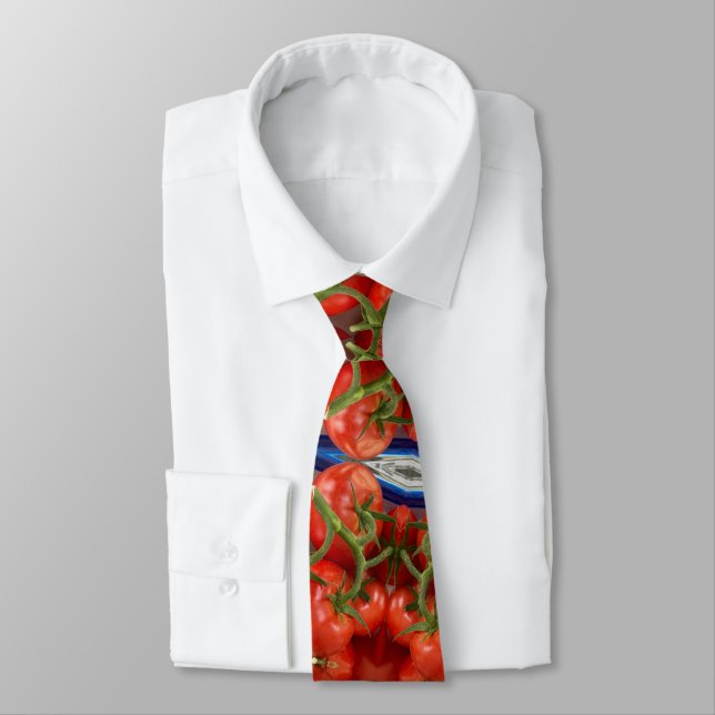 Fresh Ripe Tomatoes Tie (Tied)