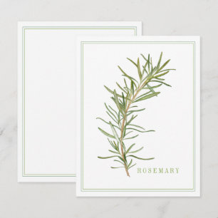 FRESH ROSEMARY 4.25x5.5 Flat Card
